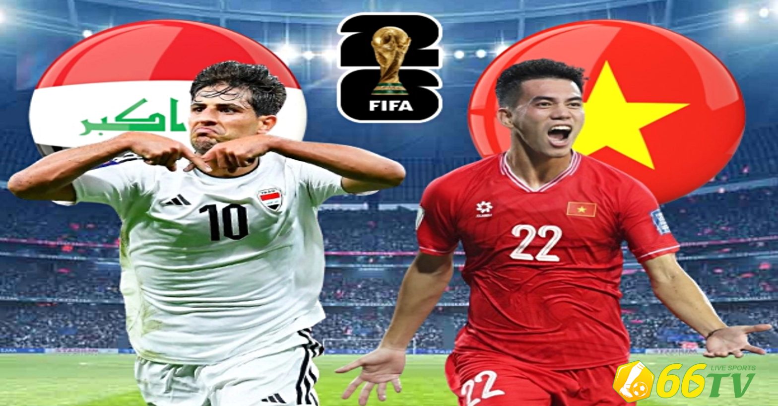 Tổng hợp trận đấu : Iraq vs Vietnam