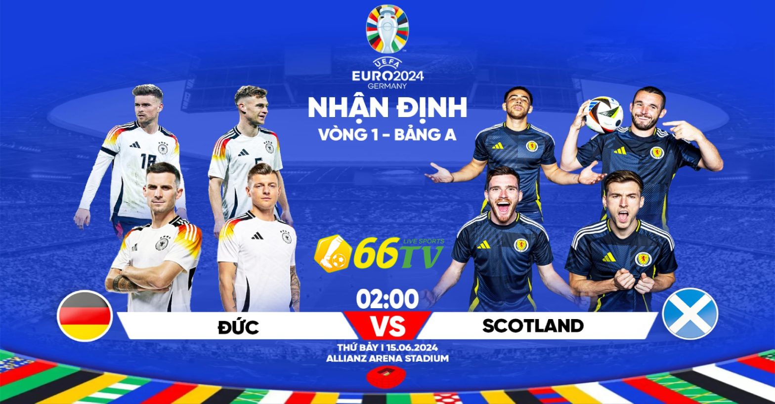 Tổng hợp trận đấu: Germany vs Scotland