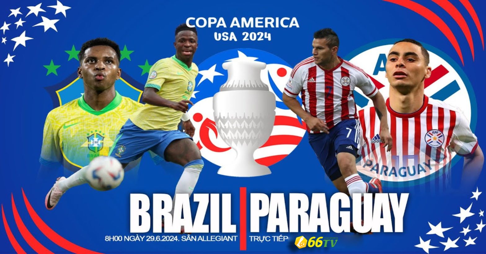 Tổng hợp trận đấu : Paraguay và Brazil