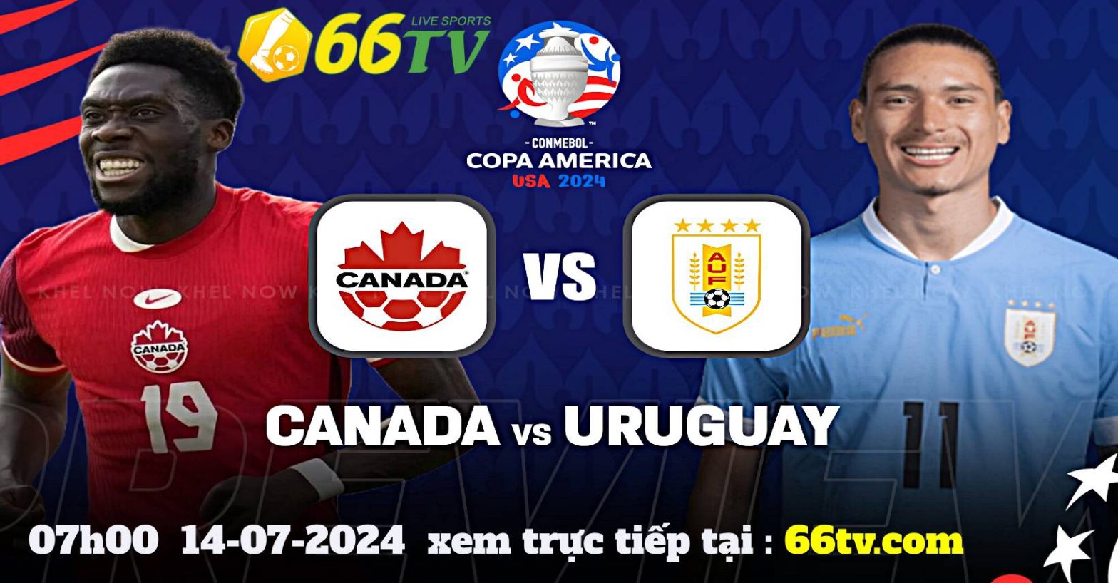 Nhận định bóng đá Canada vs Uruguay, 07h00 ngày 14/7: Chờ đại tiệc tấn công