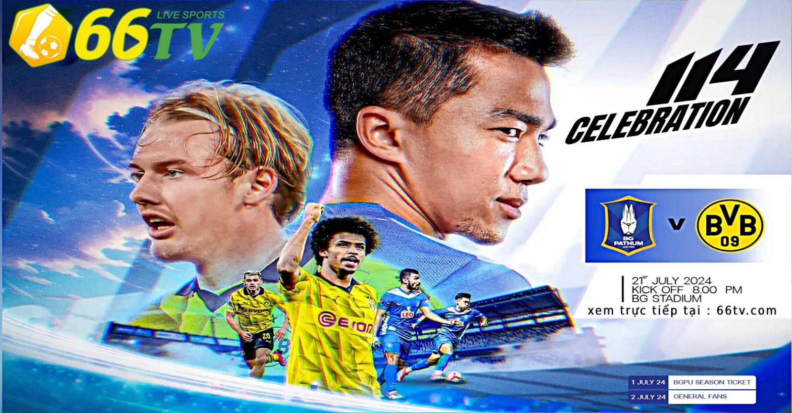 Tổng hợp giao hữu :  BG Pathum United vs Borussia Dortmund