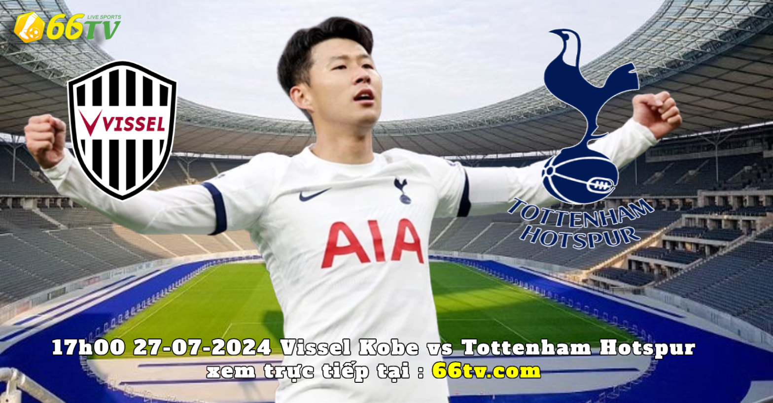 Tổng hợp trận đấu : Vissel Kobe vs Tottenham Hotspur