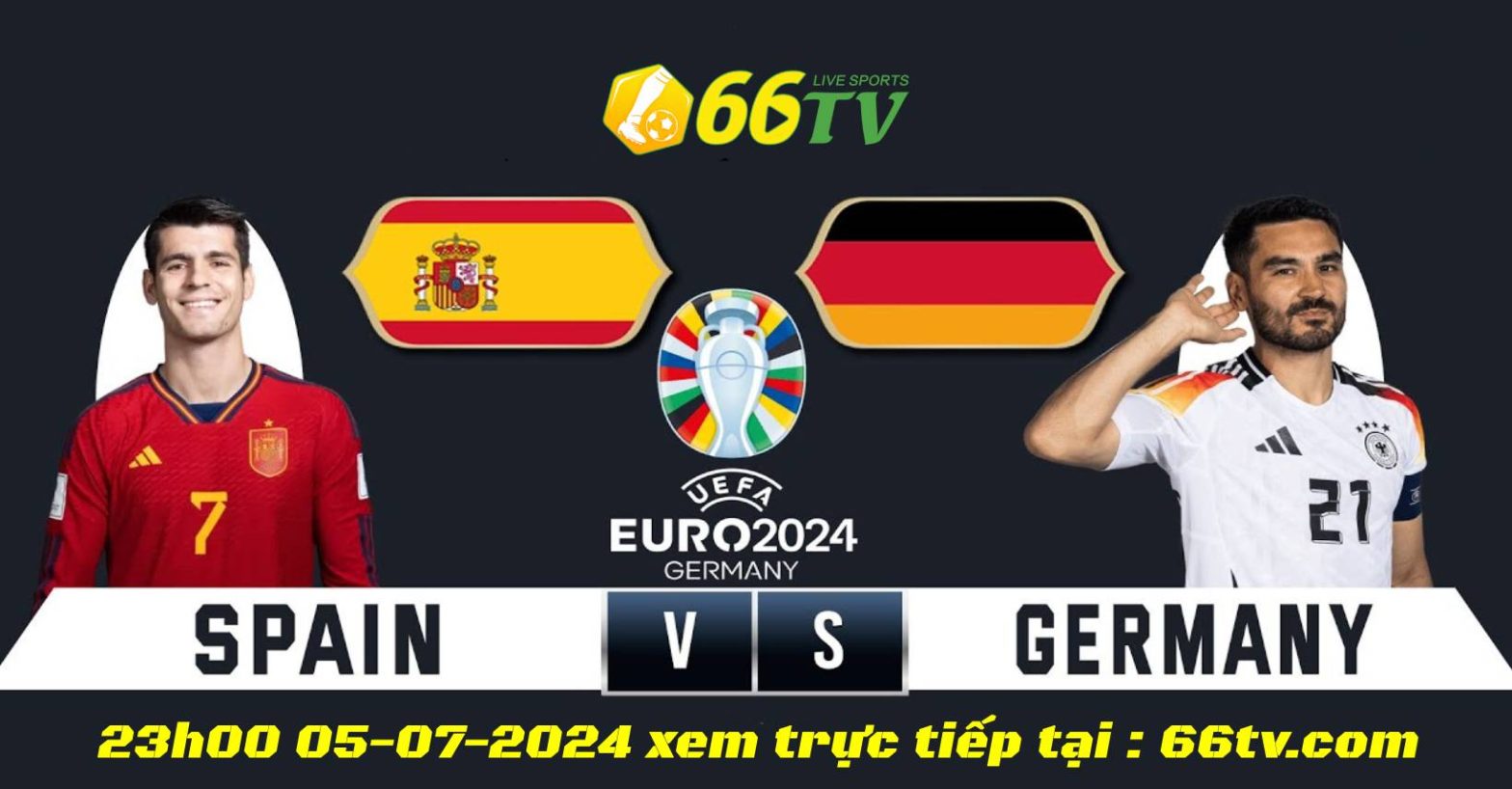 Tổng hợp trận đấu : Spain vs  Germany