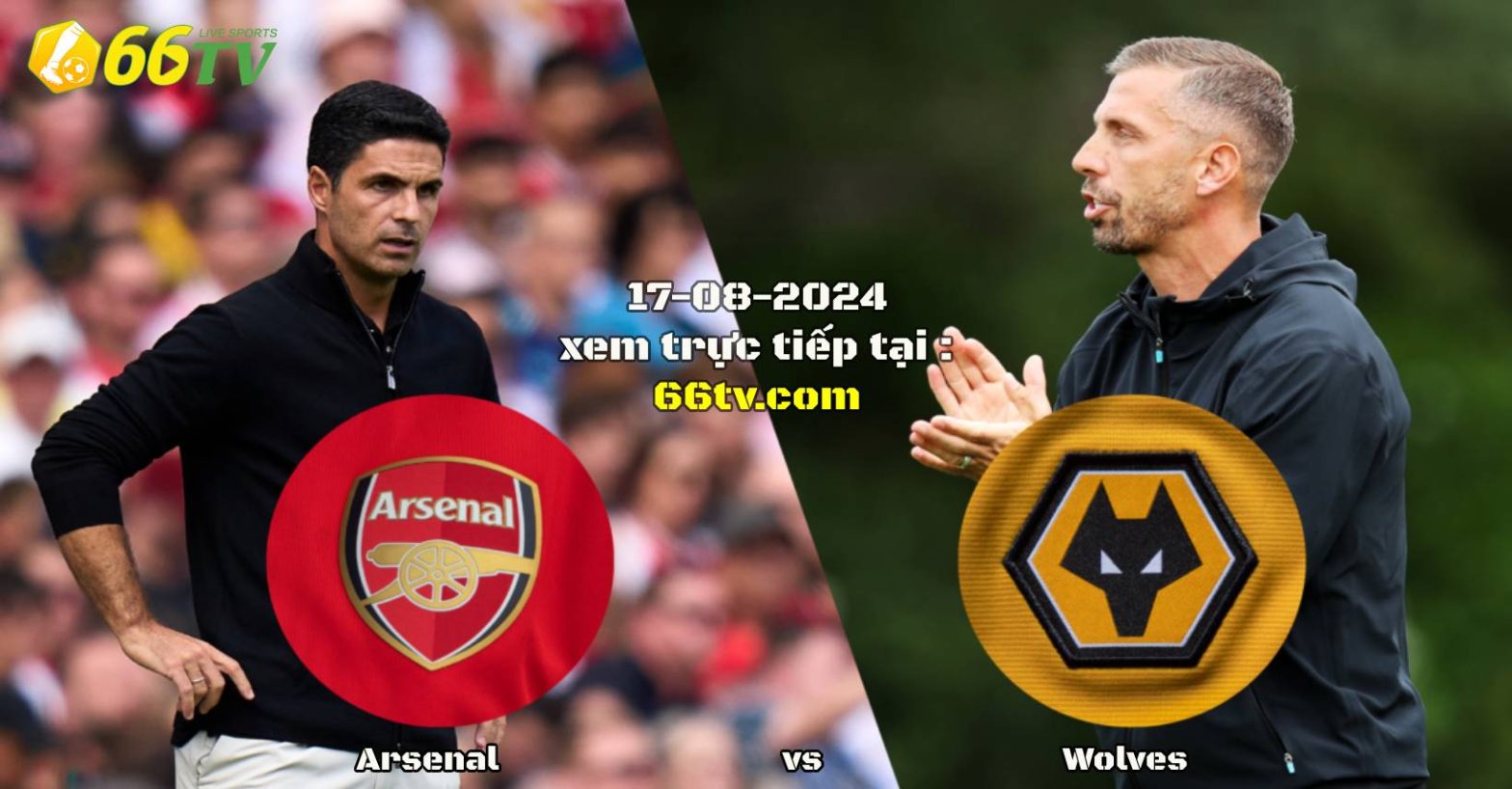 Tổng hợp trận đấu :   Arsenal vs Wolves