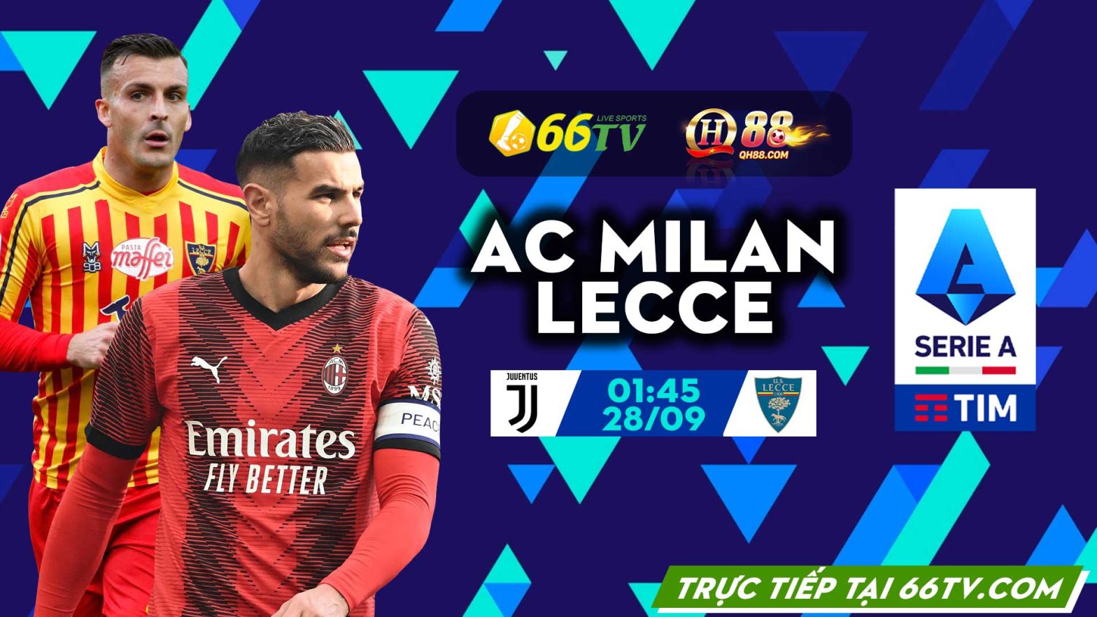 Nhận định trận Milan vs Lecce （1h45 28/09): Tiếp tục chiến thắng