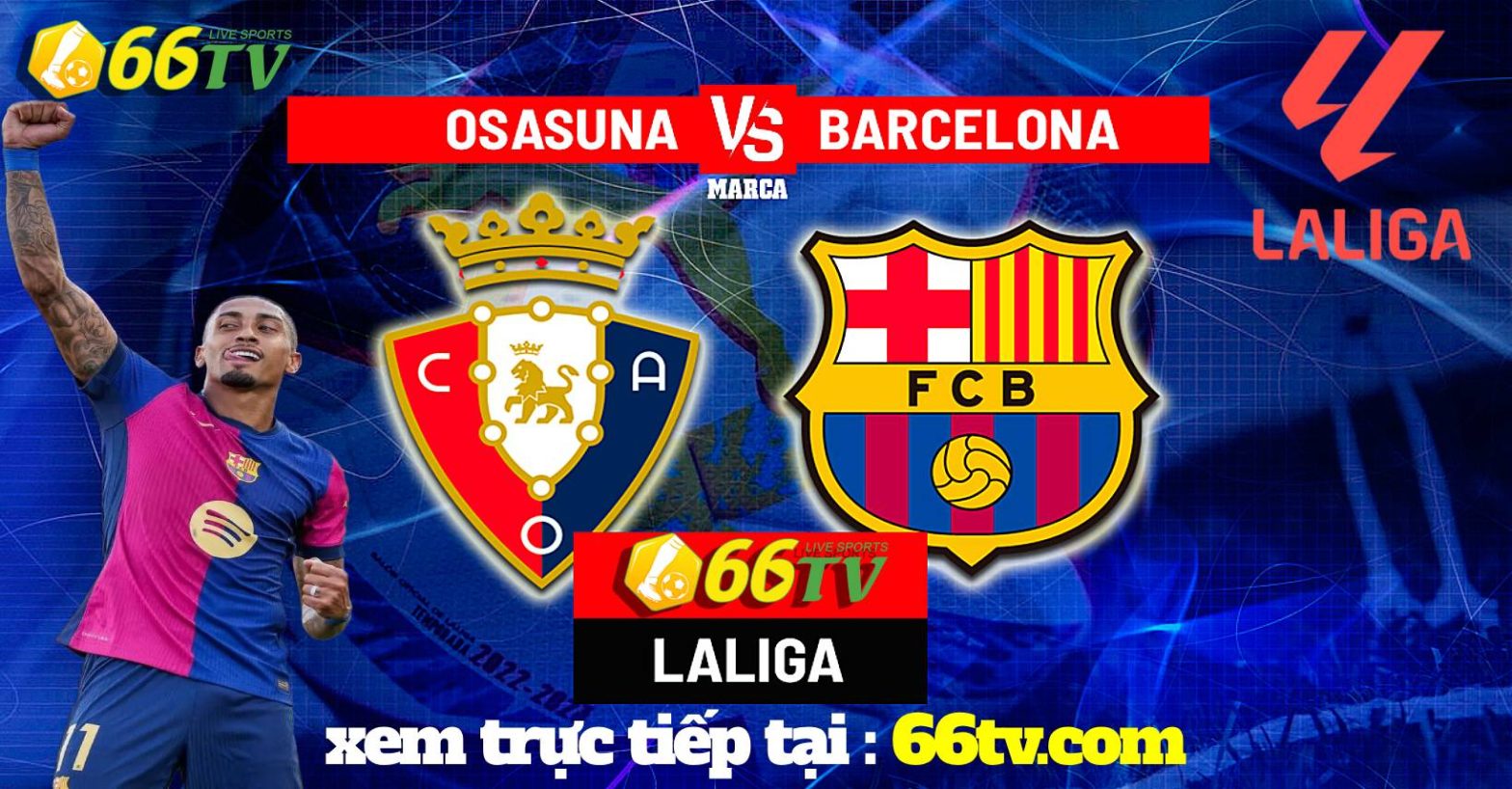 Tổng hợp trận đấu : Osasuna vs Barcelona