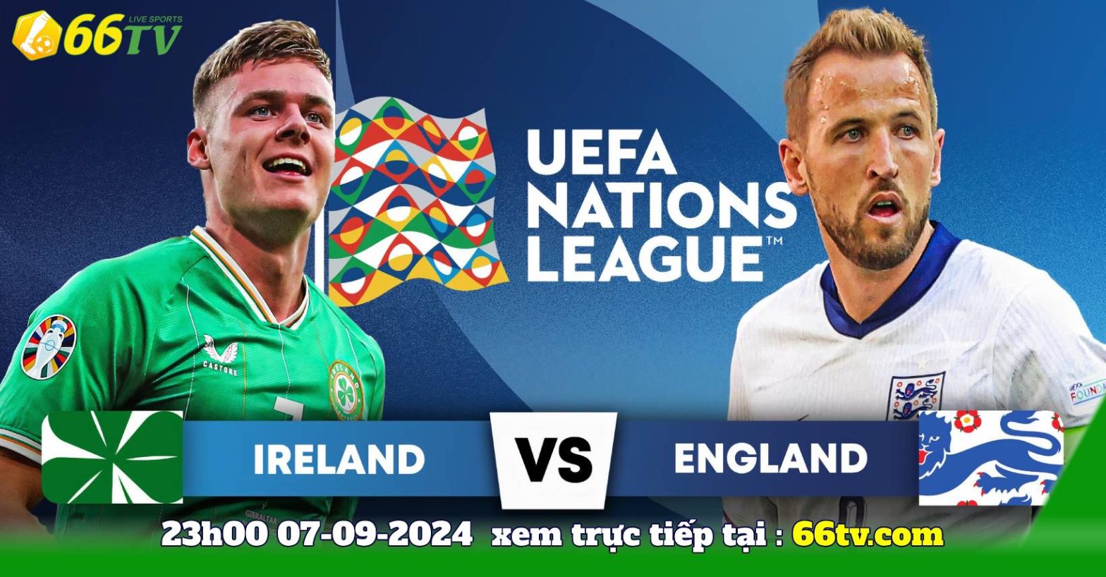 Nhận định Ireland vs Anh (23h ngày 7/9) ：Thay tướng đổi danh hiệu