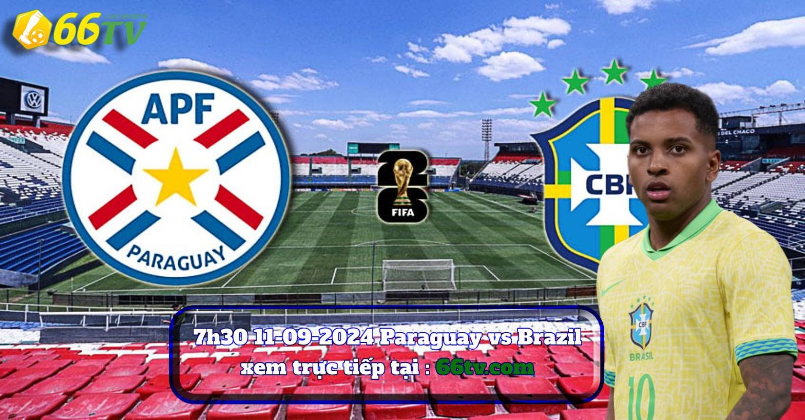 Tổng hợp trận đấu :  Paraguay vs Brazil