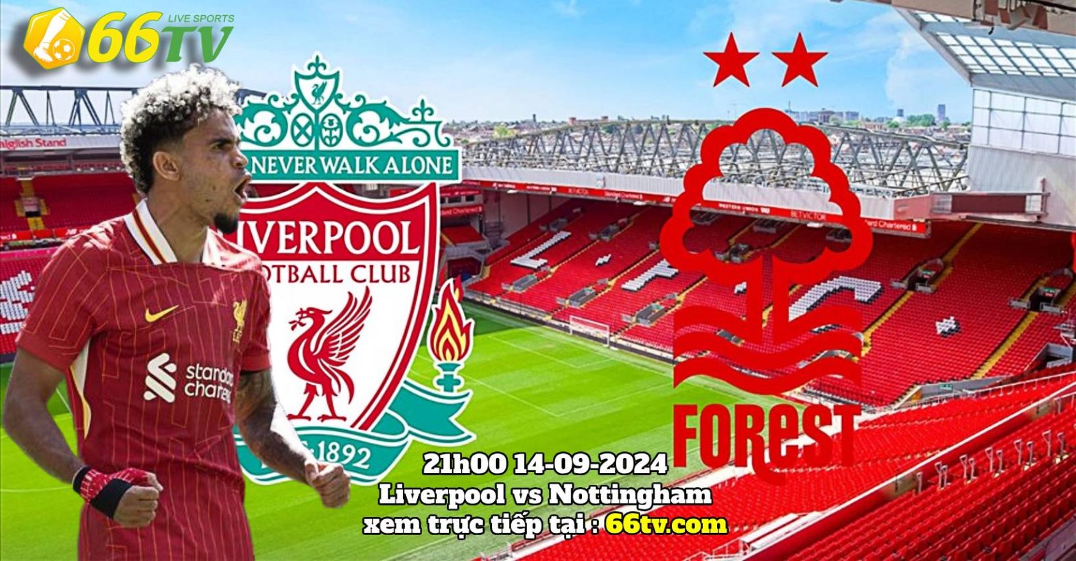 Nhận định Liverpool vs Nottingham (21h00 ngày 14/09): Tiếp đà chiến thắng